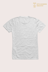 T-shirt tricoté en coton et cachemire de calibre 16 de qualité supérieure | OEM en tricot fin