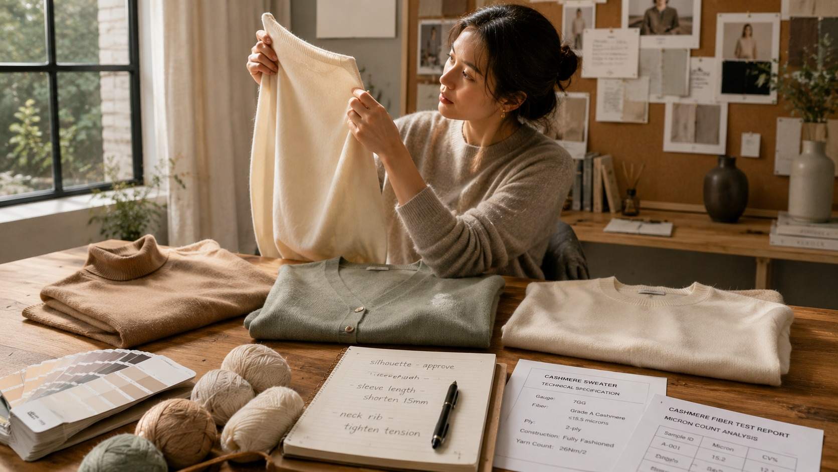 Comment d&eacute;marrer une marque de v&ecirc;tements en cachemire en 2026&nbsp;: un guide &eacute;tape par &eacute;tape du concept &agrave; la premi&egrave;re collection