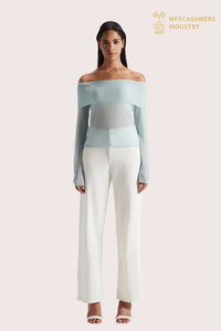 Pull en laine aérienne haut de gamme | OEM en tricot épais en apesanteur